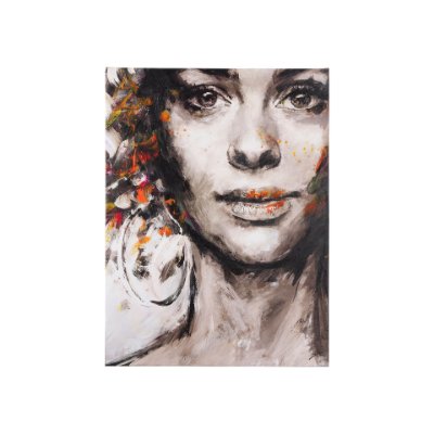 102101-S - Unity II Woman (S) by Mercana Studio a Hand Embellished Textured Canvas