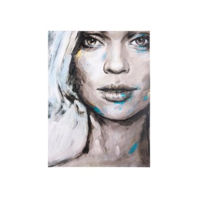 102102-S - Unity III Woman (S) by Mercana Studio a Hand Embellished Textured Canvas