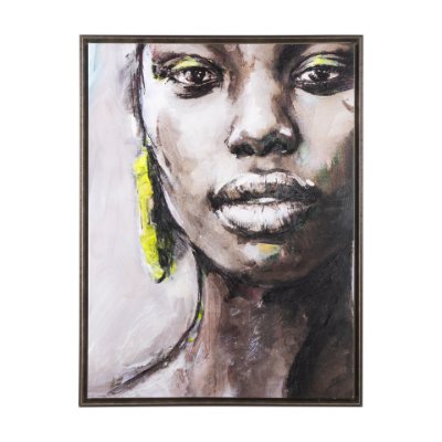 102103-FL - Unity IV Woman (FL) by Mercana Studio a Hand Embellished Textured Framed Canvas