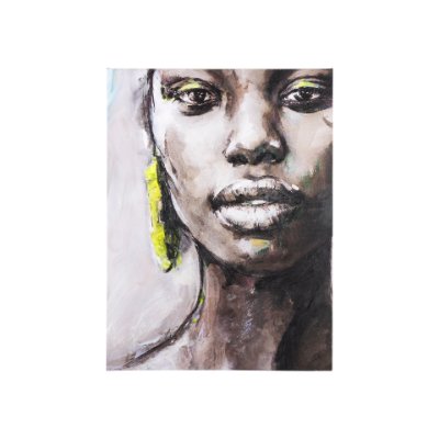 102103-S - Unity IV Woman (S) by Mercana Studio a Hand Embellished Textured Canvas