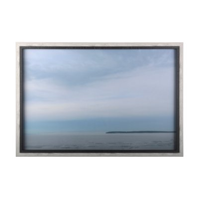 14088 - Point Roberts by Mercana Studio a Hand Embellished Textured Framed Photo Art Print Matted under Glas