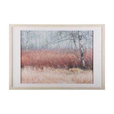 14094 - Woddlland pastels by Mercana Studio a Hand Embellished Textured Framed Photo Art Print Matted under 