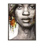 102106-FL - Unity VII Woman (FL) by Mercana Studio a Hand Embellished Textured Framed Canvas