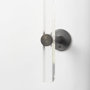 69700 - Kinsley Beige Shade W/Transparent Body Wall Sconce 