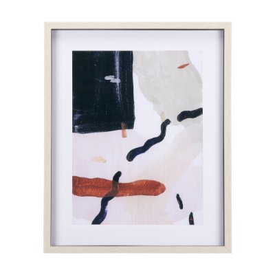 14153 - Color Blocks I by Mercana Studio a Hand Embellished Textured Framed Art Print Matted under Glass