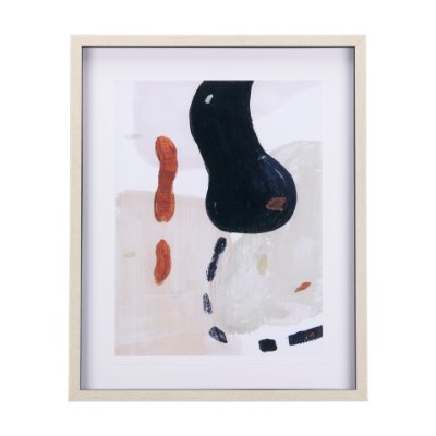 14154 - Color Blocks II by Mercana Studio a Hand Embellished Textured Framed Art Print Matted under Glass