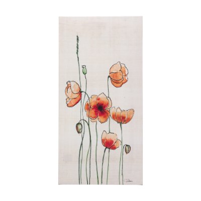 102130-L - Meadow flowers I by Mercana Studio a Hand Embellished Textured Canvas