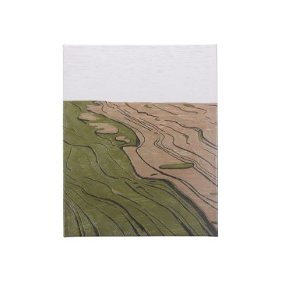 102119-S - Farmland Spring I by Mercana Studio a Hand Embellished Textured Canvas