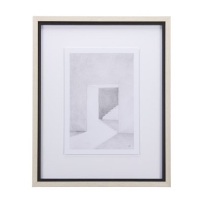 14140 - Corridor IV by Mercana Studio a Hand Embellished Textured Framed Art Print Matted under Glass