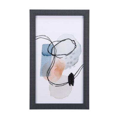 14133 - A Cloudy Afternoon I by Mercana Studio a Hand Embellished Textured Framed Art Print