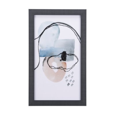 14136 - A Cloudy Afternoon IV by Mercana Studio a Hand Embellished Textured Framed Art Print