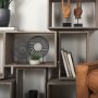 69494 - Micra 11.0L x 3.0W x 13.4H Matte Black Metal Decorative Object on a Stand