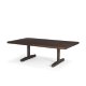 69963 - Viktor 55"L Dark Brown Solid Wood Coffee Table