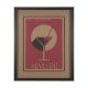 14187 - Martini by Simeng a Framed Art Print Matted under Glass