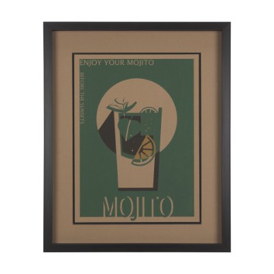 14189 - Mojito by Simeng a Framed Art Print Matted under Glass