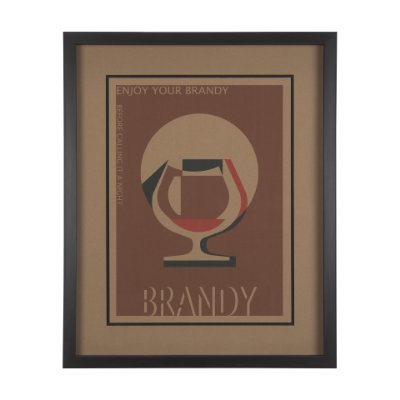 14192 - Brandy by Simeng a Framed Art Print Matted under Glass