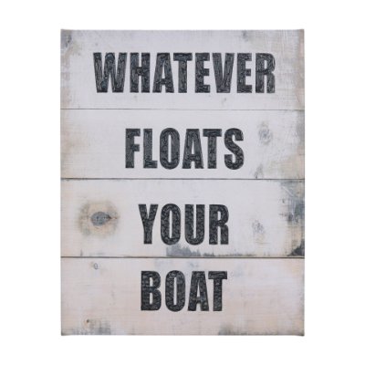 102182-L - Float Your Boat  by Mercana Studio a Hand Embellished Textured Canvas