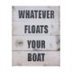 102182-L - Float Your Boat  by Mercana Studio a Hand Embellished Textured Canvas