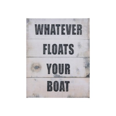 102182-S - Float Your Boat  by Mercana Studio a Hand Embellished Textured Canvas