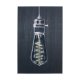 102187-L - Bright Idea I by Mercana Studio a Hand Embellished Textured Canvas