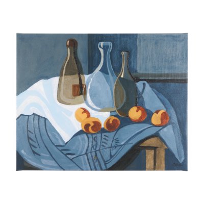 102202-L - Still life I by Mercana Studio a Hand Embellished Textured Canvas