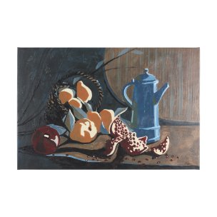 Still life II by Mercana Studio a Hand Embellished Textured Canvas