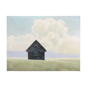 Lonely Landscape I by Mercana Studio a Hand Embellished Textured Canvas