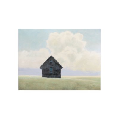 102240-S - Lonely Landscape I by Mercana Studio a Hand Embellished Textured Canvas