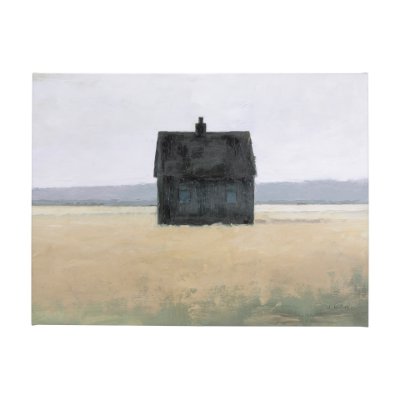 102241-L - Lonely Landscape II by Mercana Studio a Hand Embellished Textured Canvas