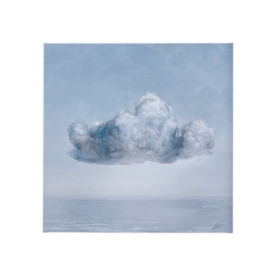 102244-S - Day Cloud I by Mercana Studio a Hand Embellished Textured Canvas