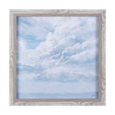 14297 - Day cloud II by Mercana Studio a Hand Embellished Textured Framed Art Print