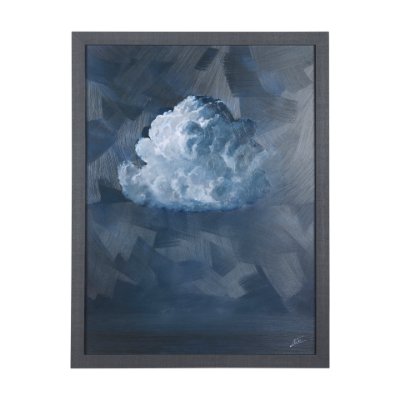 14298 - Night cloud I by Mercana Studio a Hand Embellished Textured Framed Art Print