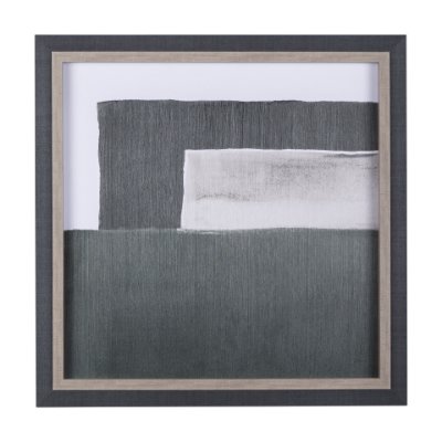 14316 - Blocks II by Mercana Studio a Hand Embellished Textured Framed Art Print