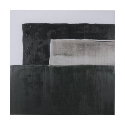 102213-L - Block II by Mercana Studio a Hand Embellished Textured Canvas