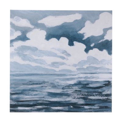 102238-L - Clouds and sea I by Mercana Studio a Hand Embellished Textured Canvas