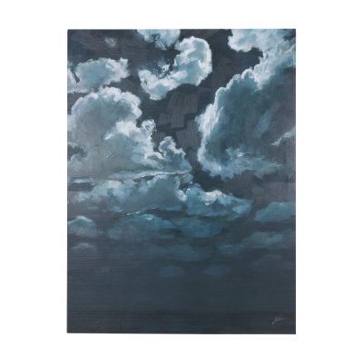 102243-L - Night cloud II by Mercana Studio a Hand Embellished Textured Canvas