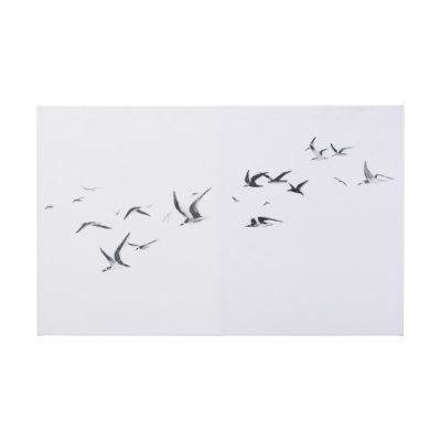 102162-L - Fly Away by Mercana Studio a Hand Embellished Textured Canvas
