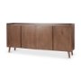69943 - Lillie Medium Brown Wood 4 Door Tray Top Sideboard