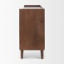 69943 - Lillie Medium Brown Wood 4 Door Tray Top Sideboard