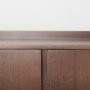 69943 - Lillie Medium Brown Wood 4 Door Tray Top Sideboard