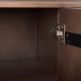 69943 - Lillie Medium Brown Wood 4 Door Tray Top Sideboard
