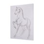 102227-L - Horse II by Mercana Studio a Hand Embellished Textured Canvas