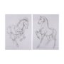 102227-L - Horse II by Mercana Studio a Hand Embellished Textured Canvas
