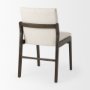 Picture of 69833 - Tahoe Cream Upholstered and Black-Brown Wood Armless Dining Chair 