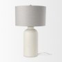 Picture of 69791 - Cato 20.0L x 20.0W x 33.5H Cream Base W/White Shade Table Lamp