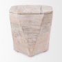 Picture of 67531 - Esagono Octagonal Reclaimed Wood End/Side Table w/ Storage
