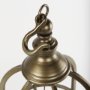 Picture of 67697 - Gerson I Large Cage-Style Gold Metal Candle Holder Lantern