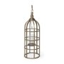 Picture of 67698 - Gerson II Small Cage-Style Gold Metal Candle Holder Lantern 