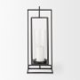 Picture of 68438 - Albus I Large Black Metal Rectangular Table Candle Holder