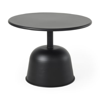 70097 - Talulla 19.7L x 19.7W x 14.8H Metal Matte Black Accent Table